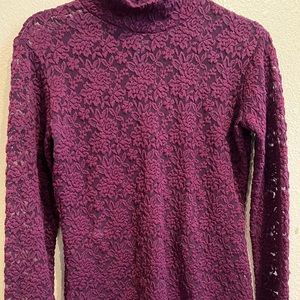 Y2K lace floral‎ blouse